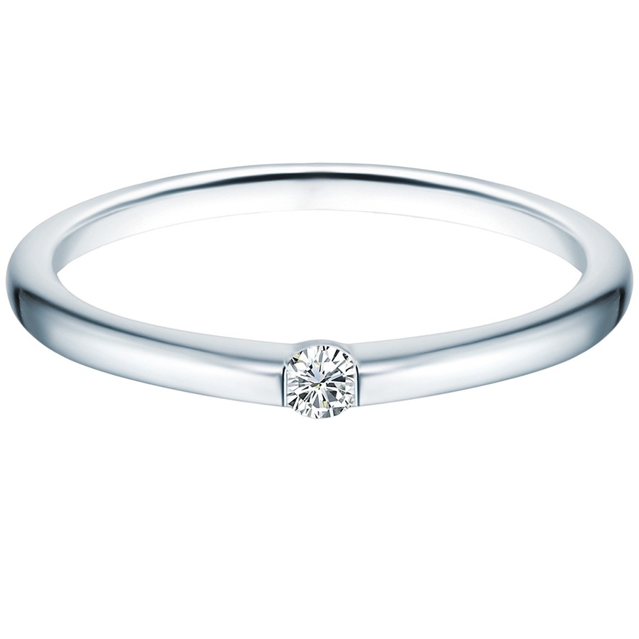 Trilani Ring aus Sterling Silber in silber mit Zirkonia 61 Damen