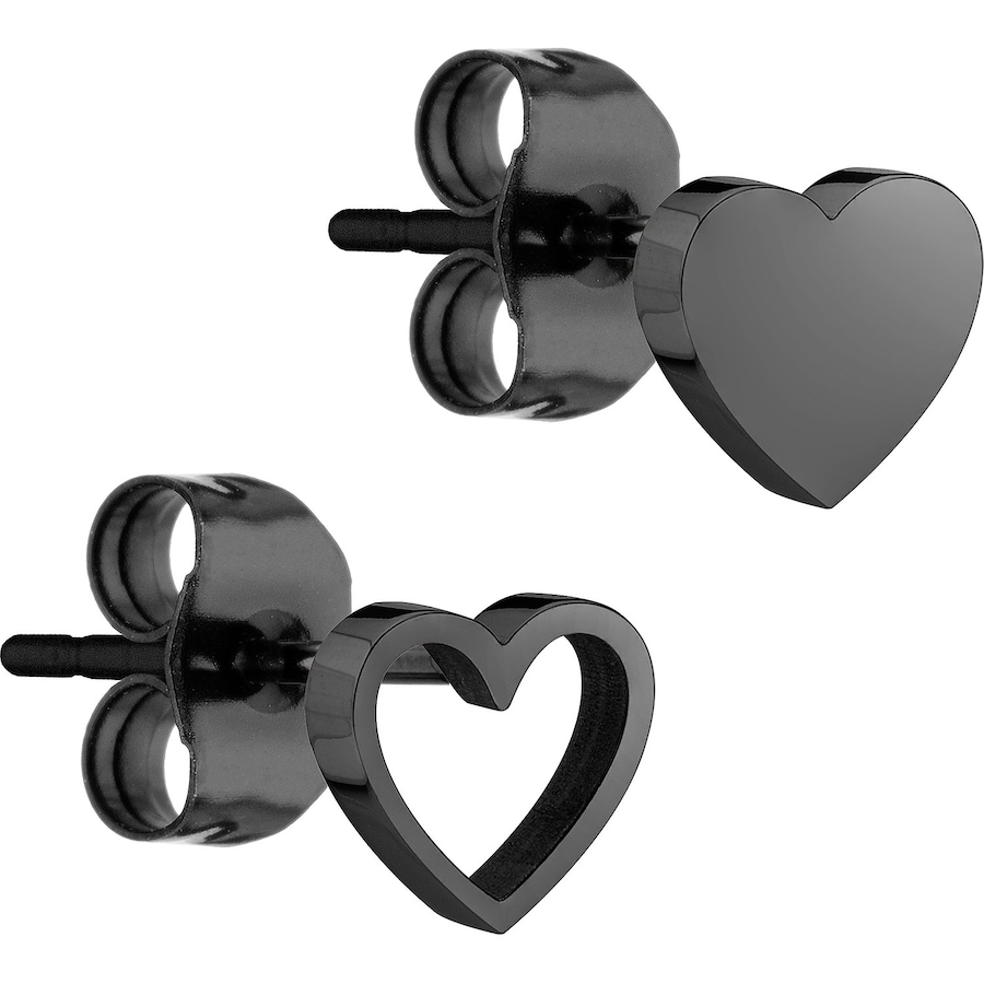 Liebeskind Ohrstecker Edelstahl One Size Schwarz Damen