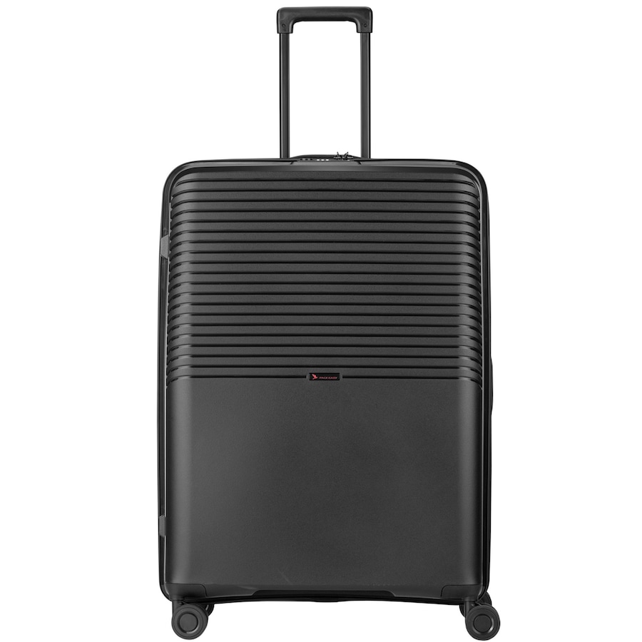 Pack Easy Jet 4 Rollen Trolley 75 cm mit Dehnfalte schwarz Schwarz Herren