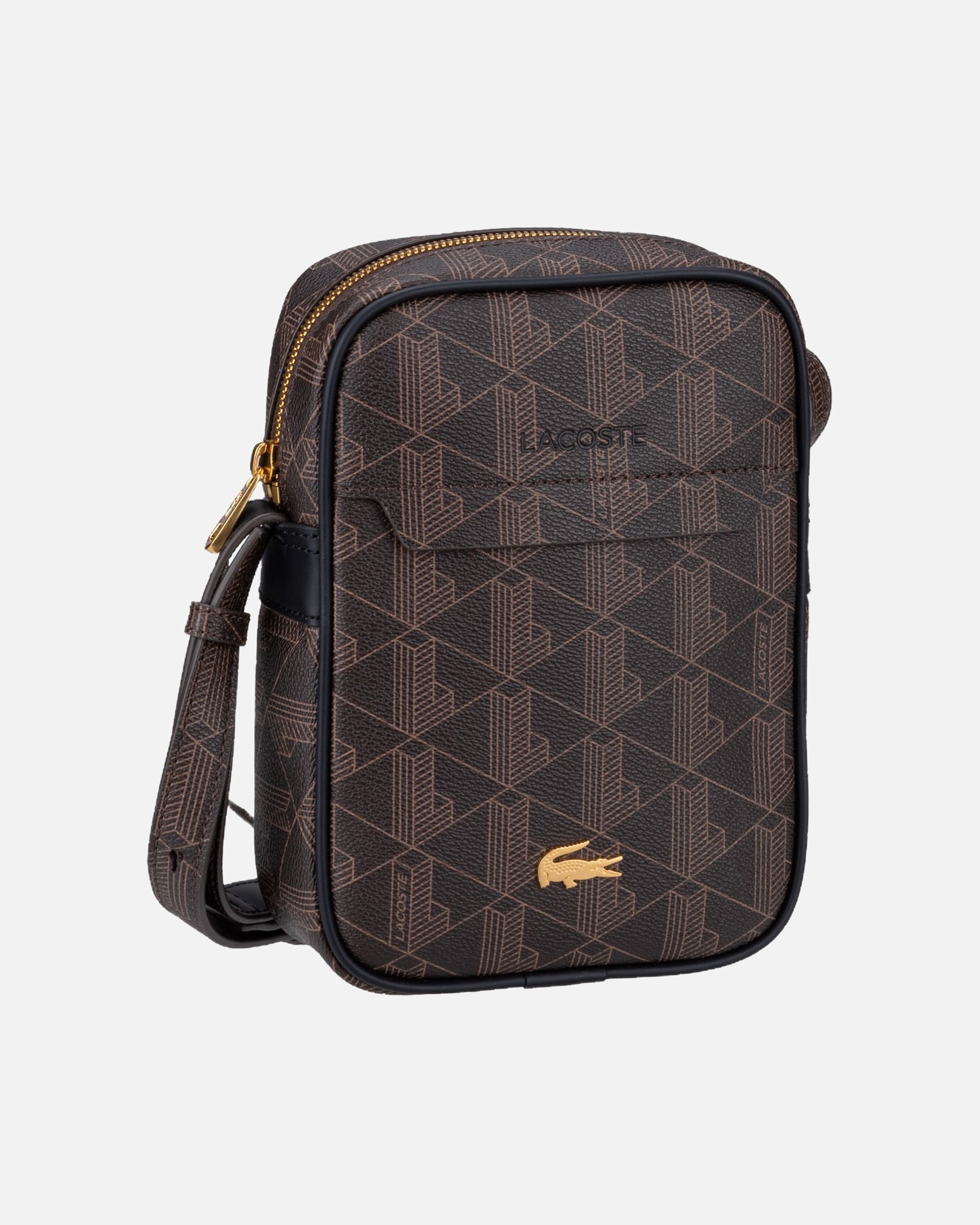 Umhängetasche für Unisex Lacoste Umhängetasche The Blend Camera Bag Mono Slate Black Shitake