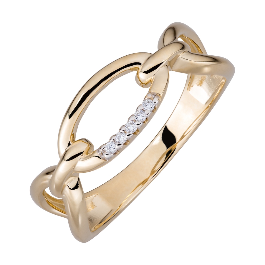 Orolino Ring 585/- Gold Brillant weiß 0,025ct. 060 (19,1) Damen
