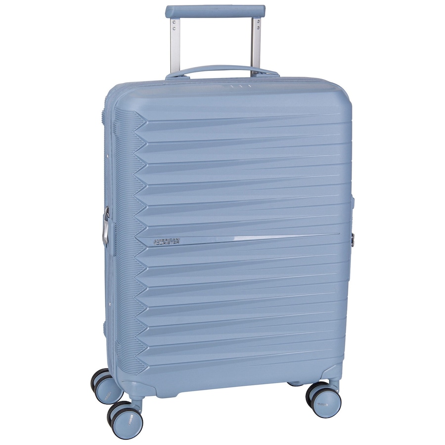 American Tourister Trolley Fastforward Spinner 55 Steel Blue Violett