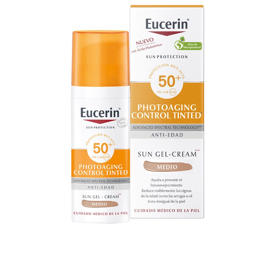 Eucerin SONNENSCHUTZ PHOTOAGING Gel-Creme LSF50+ mittel 50 ml