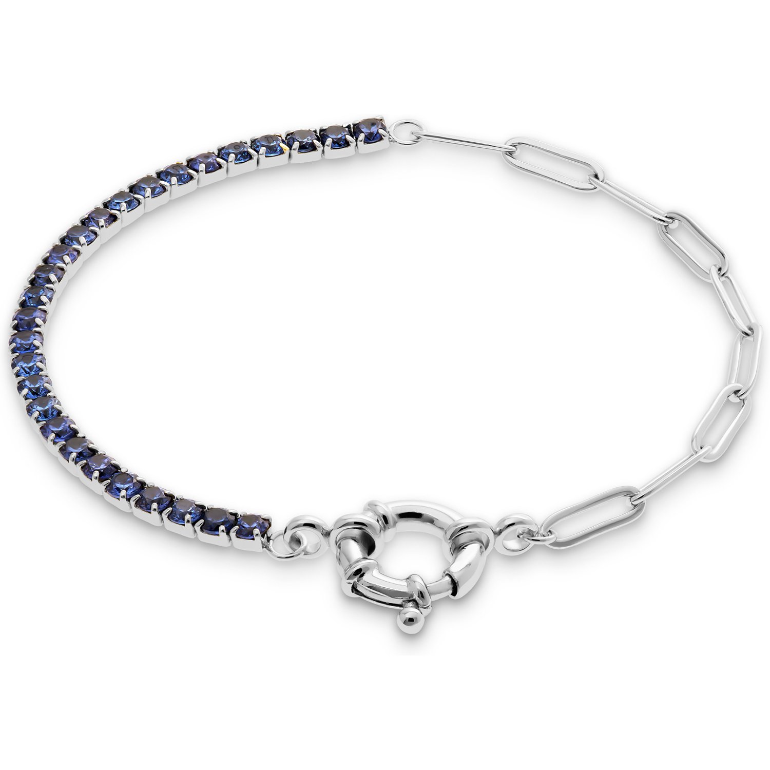 blau, silber