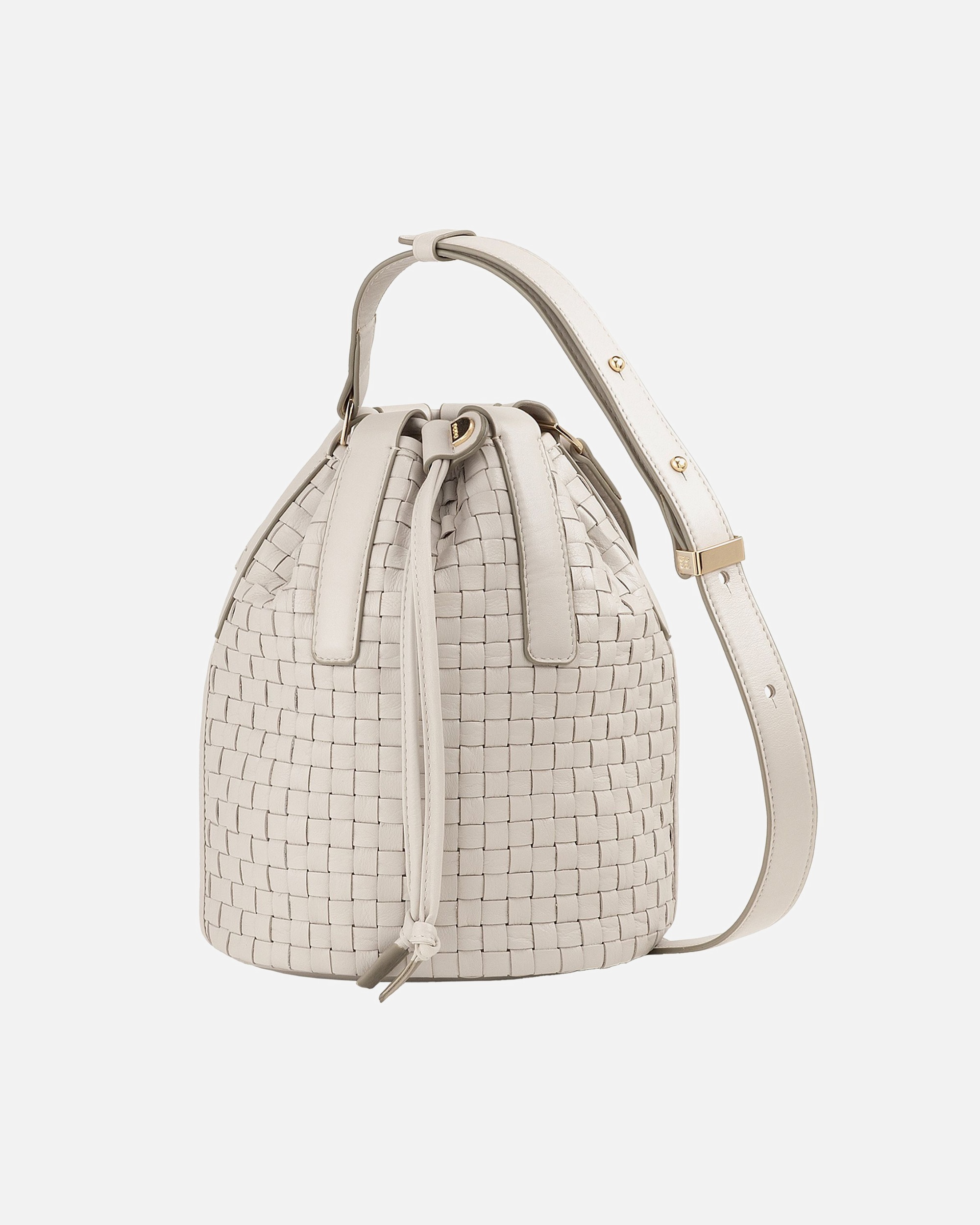 Clutch für Weiblich DuDu Filicudi M. Beuteltasche pearl grey