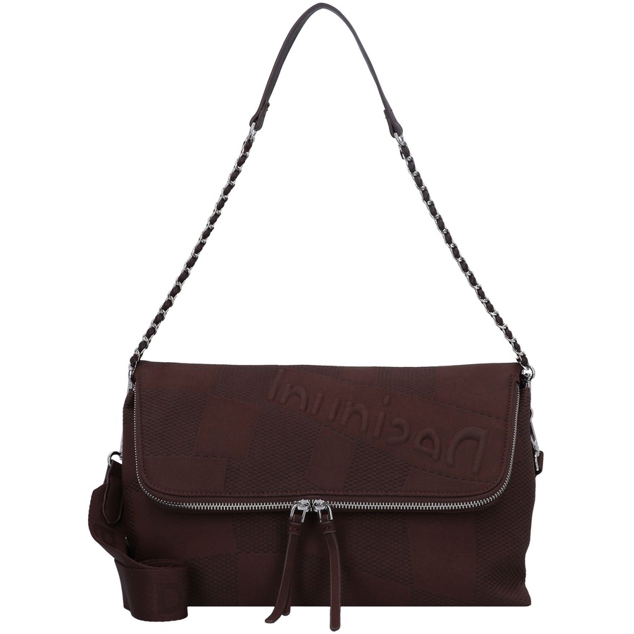 Desigual Schultertasche 35 cm marron Braun Damen