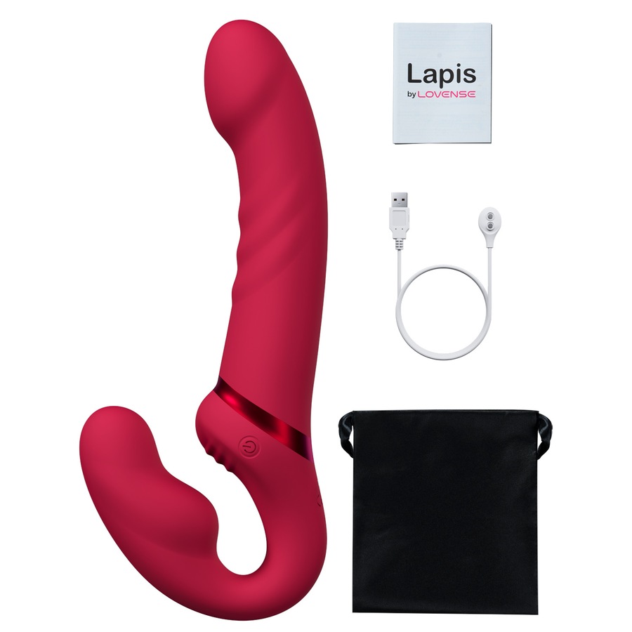 Lovense Strapless Strap-on Lapis pink