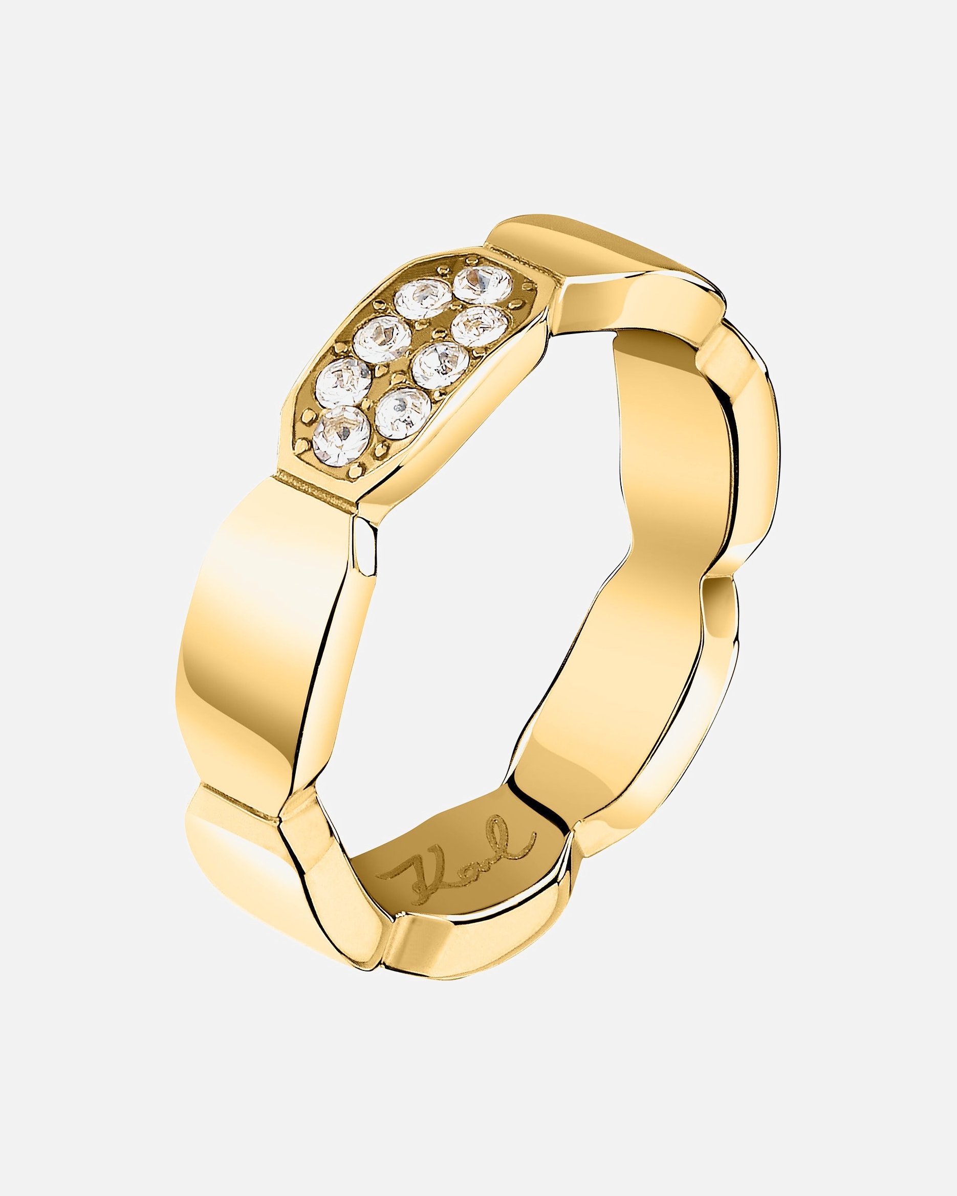 Ring für Weiblich Karl Lagerfeld Damenring Edelstahl 54