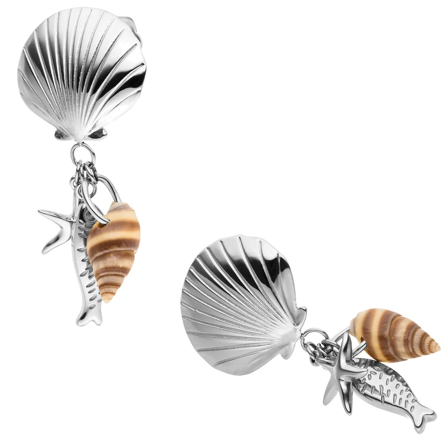 Purelei Ocean Crush Ohrringe 100% Edelstahl Silber Grau