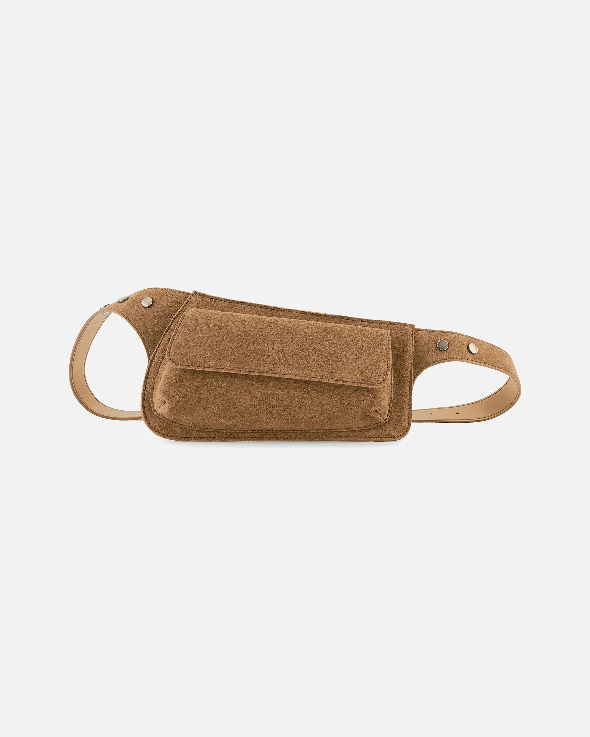 Bauchtasche für Männlich FREDsBRUDER Softly Gürteltasche caramel