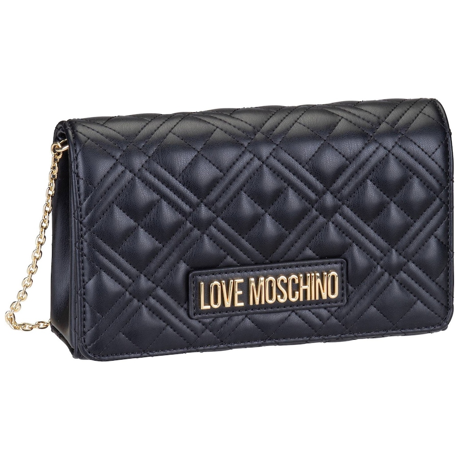 Love Moschino Umhängetasche Smart Daily Bag Black Galvanica Oro Schwarz Damen