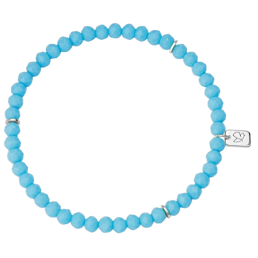 Glanzstücke München Armband aus Sterling Silber in silber mit Glas 16,0 - 22,0 cm, flexibel einstellbar Damen