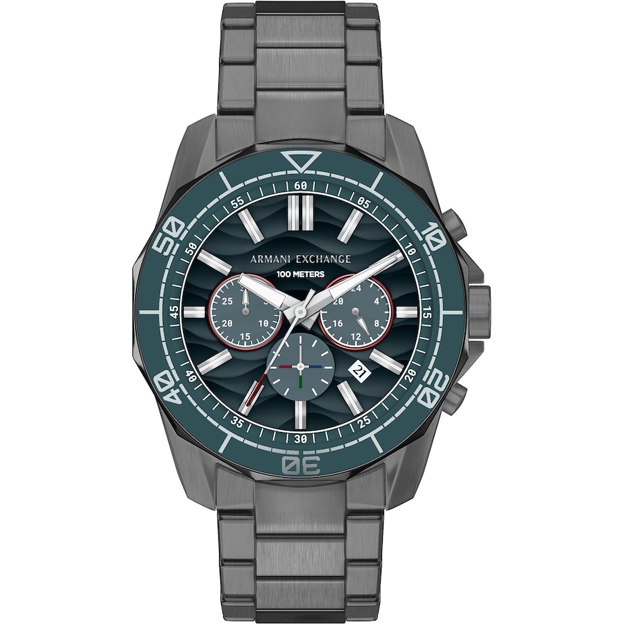Armani Exchange Chronograph Edelstahl anthrazit Herren
