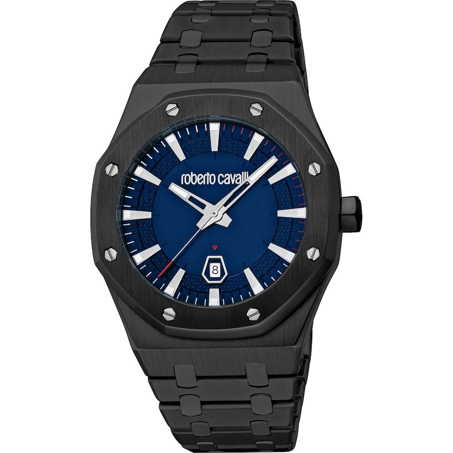 Roberto Cavalli Herrenuhr Edelstahl One Size Herren