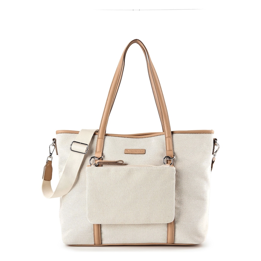 Tom Tailor Jamila Shopper mixed off white Weiss Damen