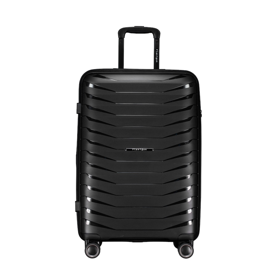 Flanigan Koffer FLP15 erweiterbar Größe M Black Damen