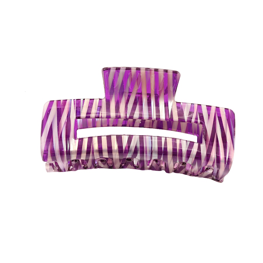 Chris Rubin Ruby Haarklammer - Chromatic Purple Strips Silber Damen
