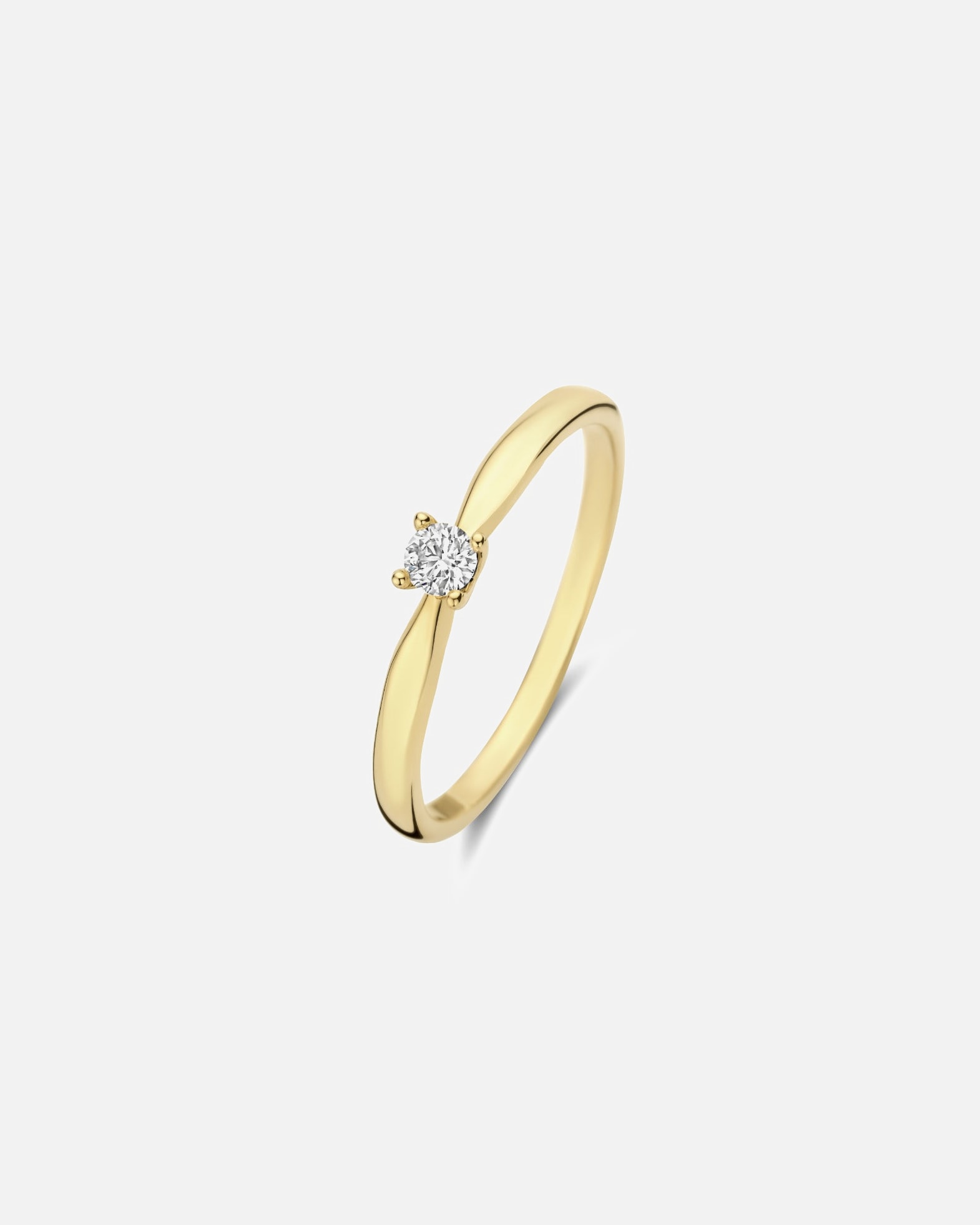 Ring für Weiblich Isabel Bernard Isabel Bernard De la Paix Christine 14 Karat | Gold Ring | Diamant 0.10 Karat | IBD330003-56 Isabel Bernard De la Paix Christine 14 Karat | Gold Ring | Diamant 0.10 Karat | IBD330003-56