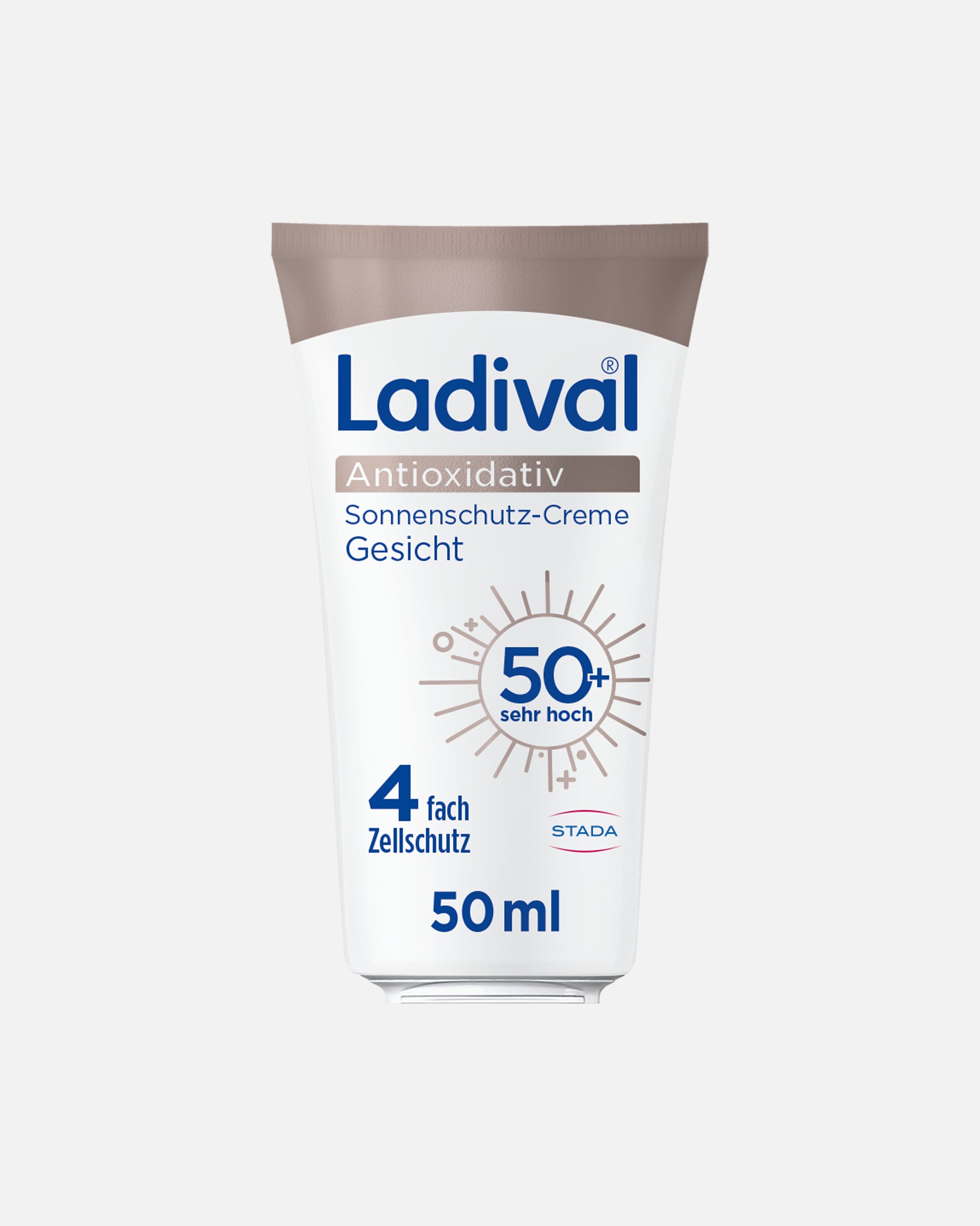 Sonnencreme für Unisex Ladival Antioxidativ Sonnenschutz Creme Gesicht LSF 50 + 50 ml