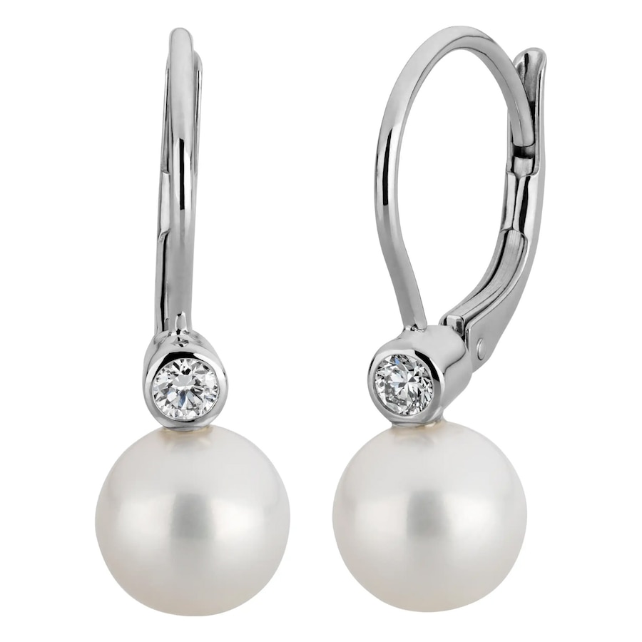 Lyomi Ohrhänger 585/- Gold Diamant Lab Grown weiß 0,10ct. Damen