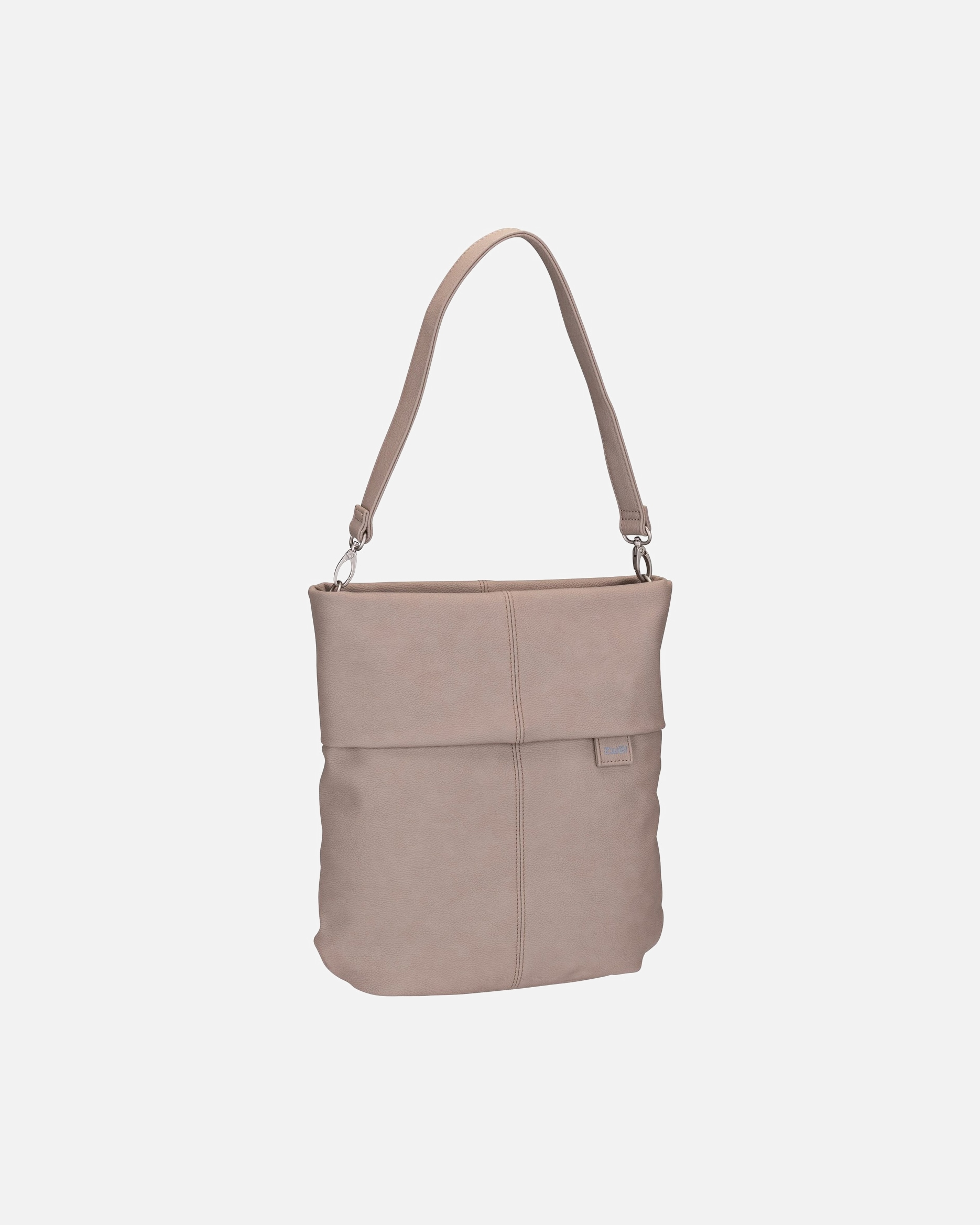 Handtasche für Weiblich ZWEI Handtasche Mademoiselle M12 Nubuk/Cappucino
