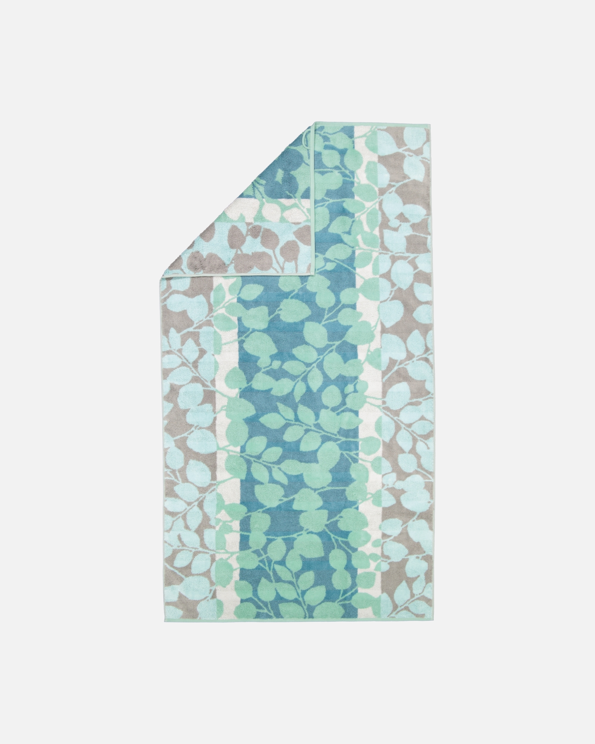 Handtuch für Unisex Cawö Cawö Handtücher Noblesse Harmony Floral 1086 jade - 47 Duschtuch 80x160 cm