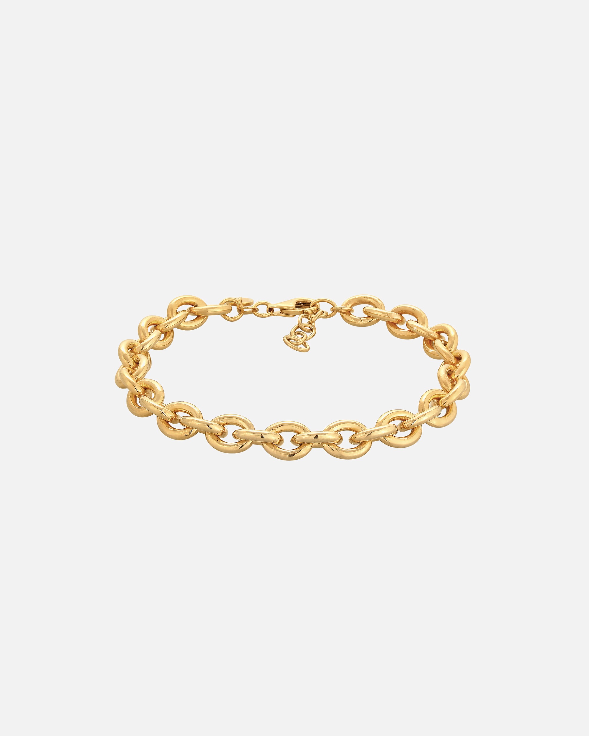 Armband für Weiblich Elli PREMIUM Ankerkette Rolokette Unisex 925 Silber rhodiniert 16