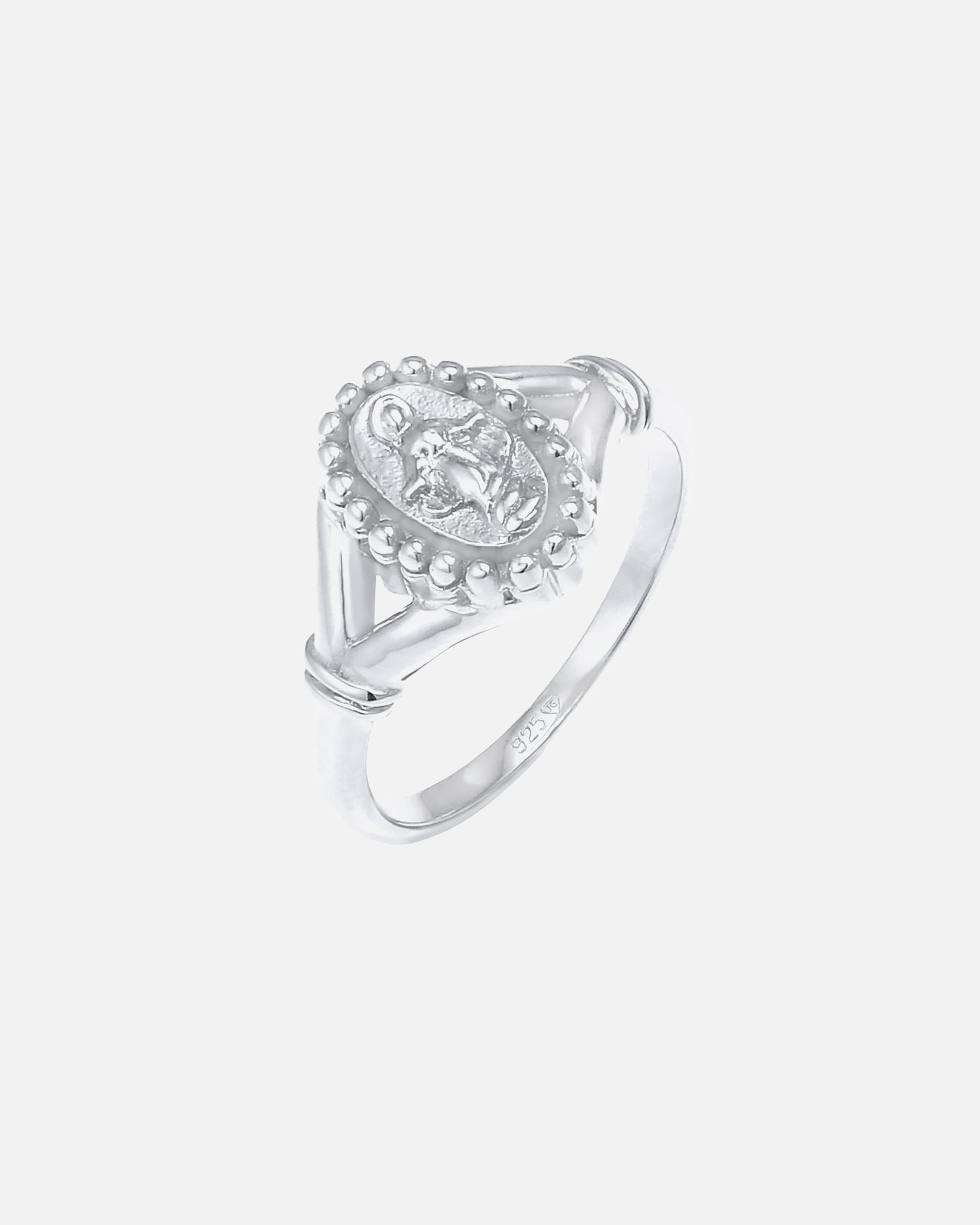 Ring für Weiblich Elli Maria Madonna Symbol Glaube 925 Sterling Silber 54