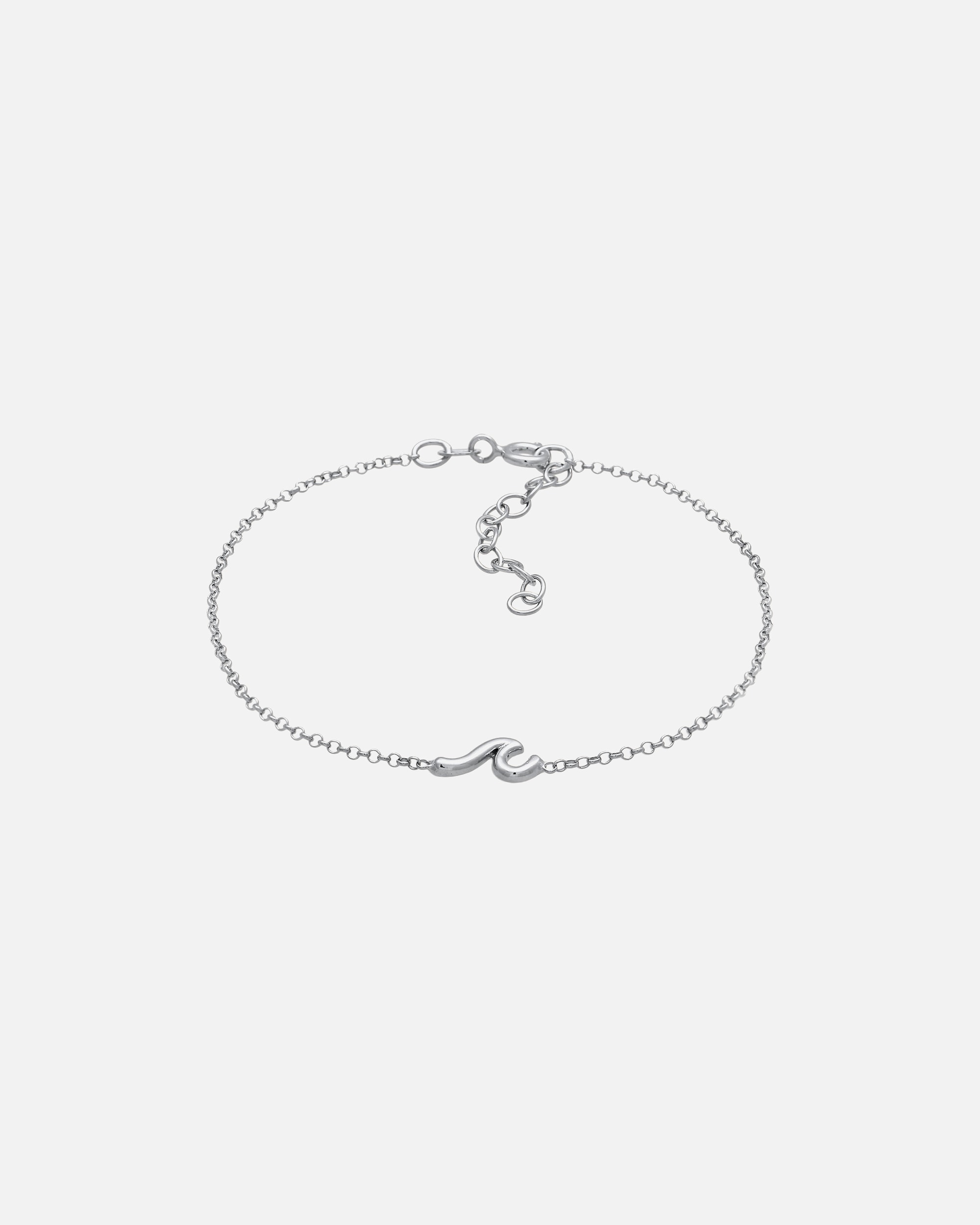 Armband für Weiblich Elli Wellen Wave Strand Maritim 925 Silber silberfarben