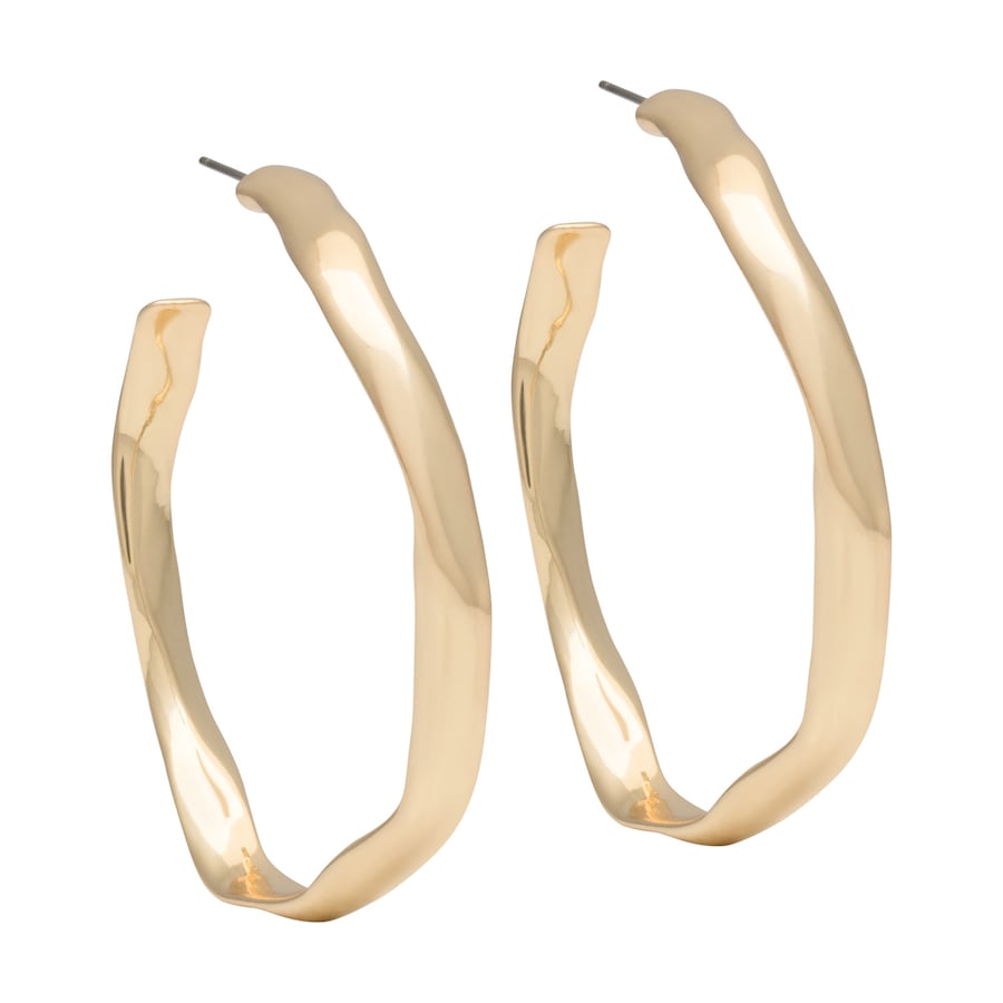 A&C Oslo – Nordic Design Jewellery Ohrhänger 'Sculptured' gold Hellbraun Damen