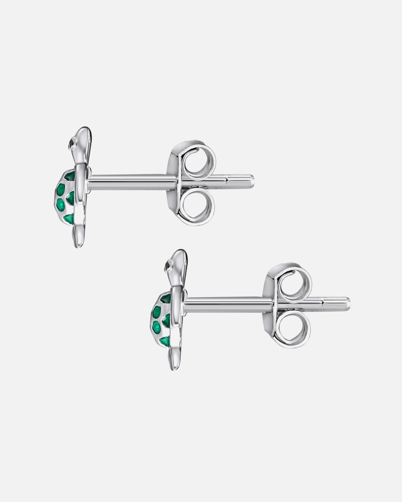 Ohrringe für Weiblich Rafaela Donata Ohrstecker Schildkröte Sterling Silber in Silber 8,0 mm