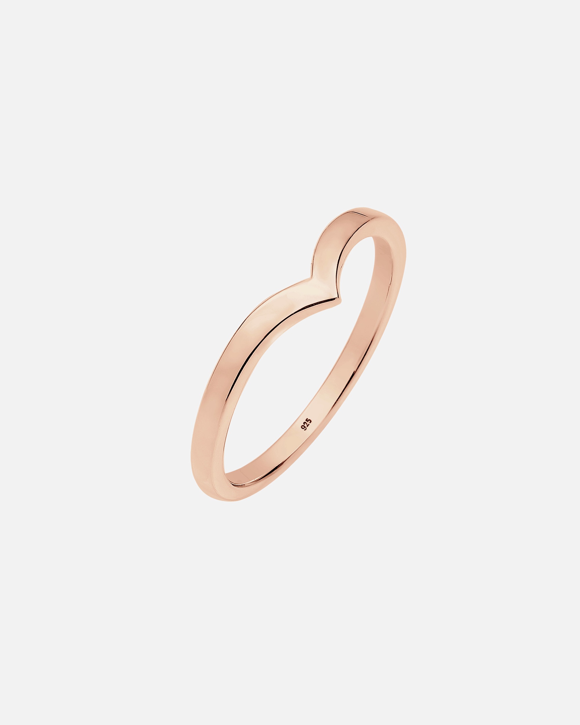 Ring für Weiblich Elli V-Stacking Geo Trend Blogger 925 Sterling Silber 52