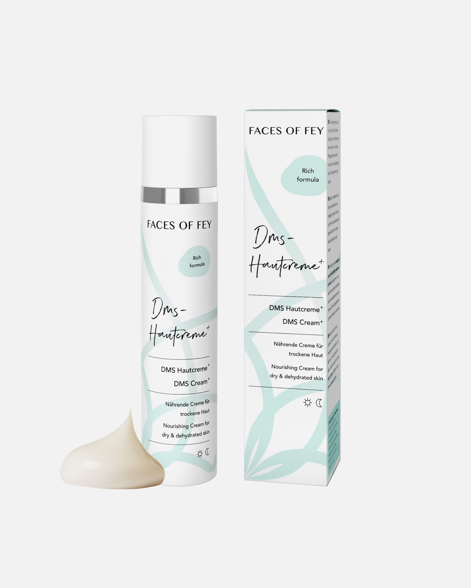 Gesichtscreme für Unisex FACES OF FEY DMS Hautcreme + rich 100ml 100ml
