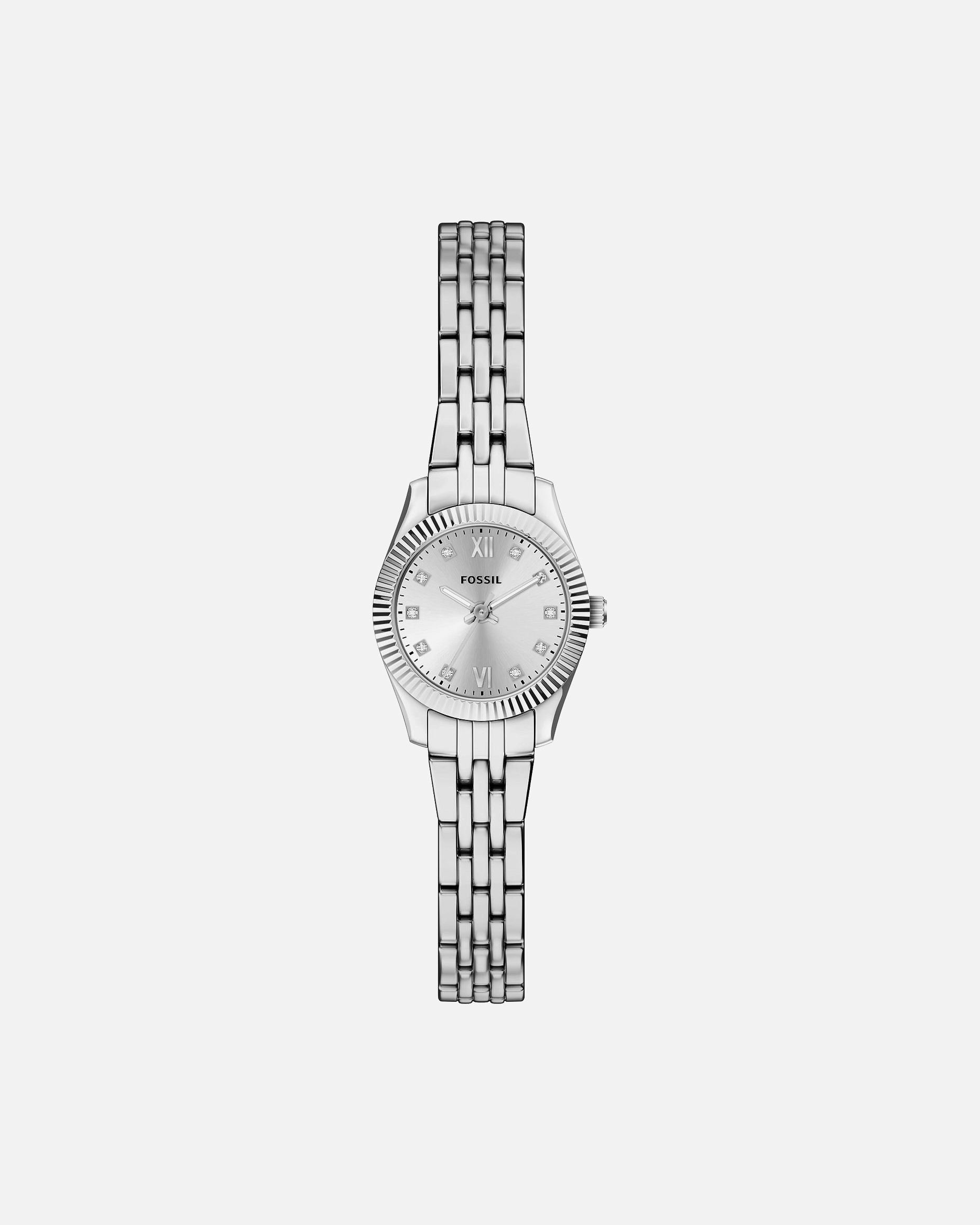 Uhr für Weiblich Fossil Damenuhr Edelstahl silber