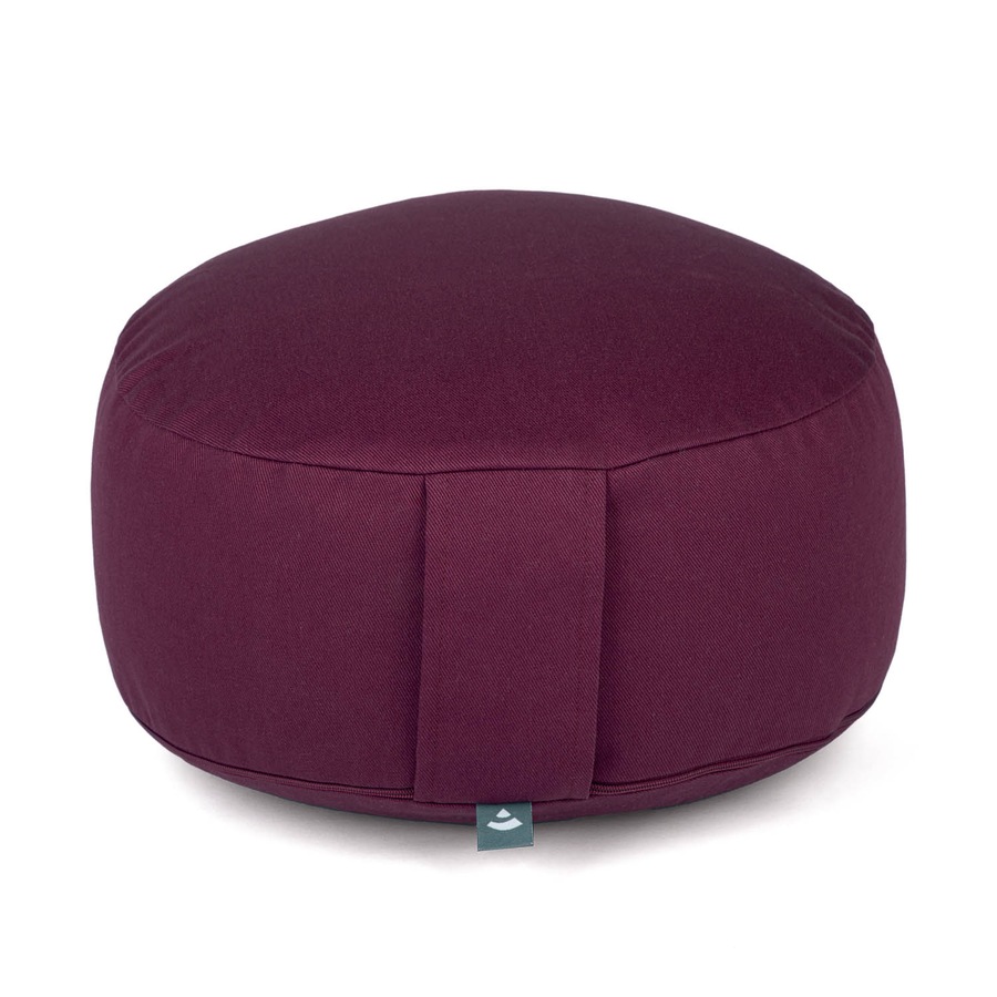 bodhi Meditationskissen RONDO ECO aubergine