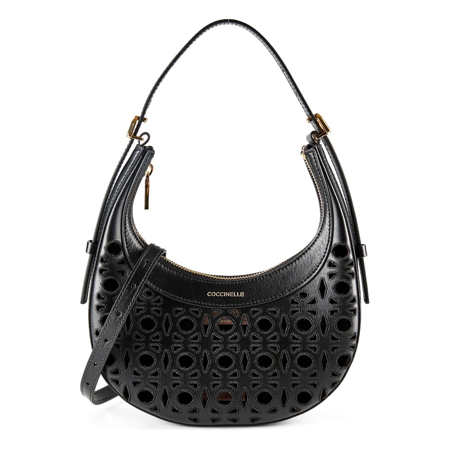 Coccinelle Whisper Schultertasche noir Schwarz Damen