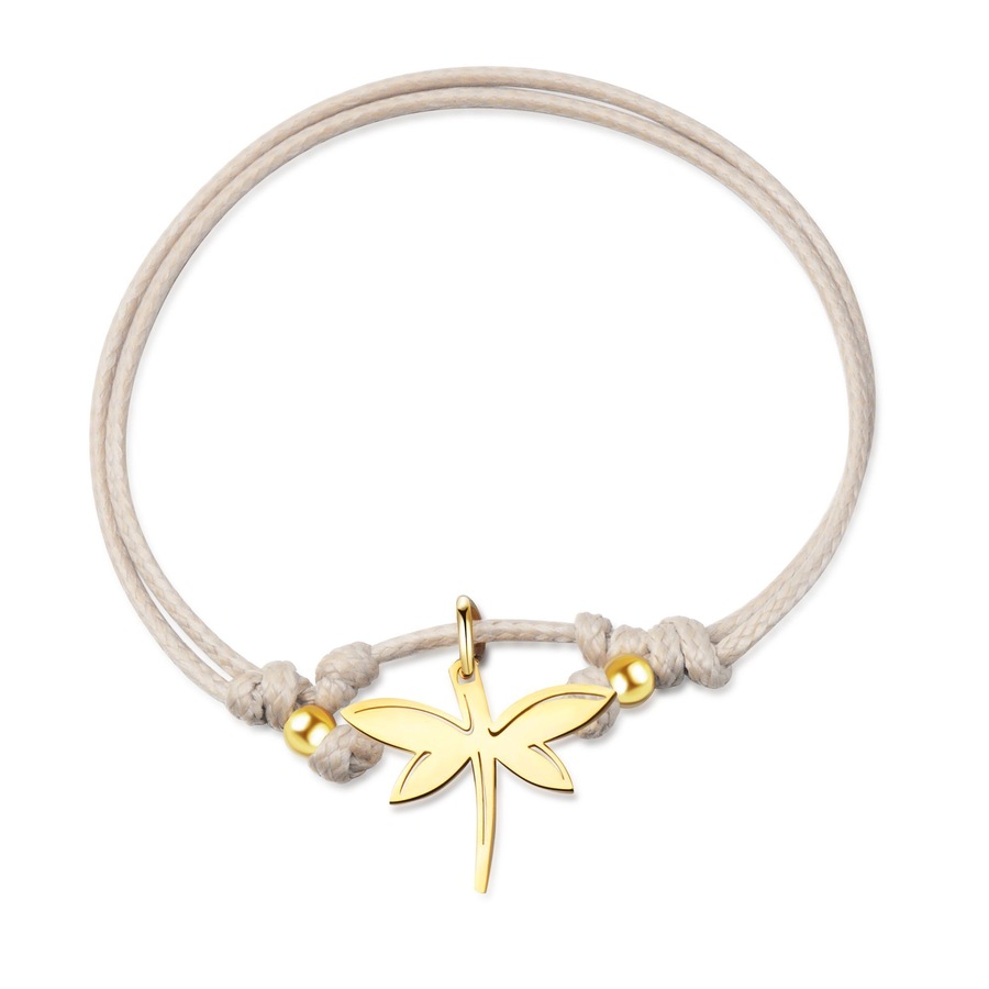 Ailoria LIBELLULE Armband beige/silber gold Damen