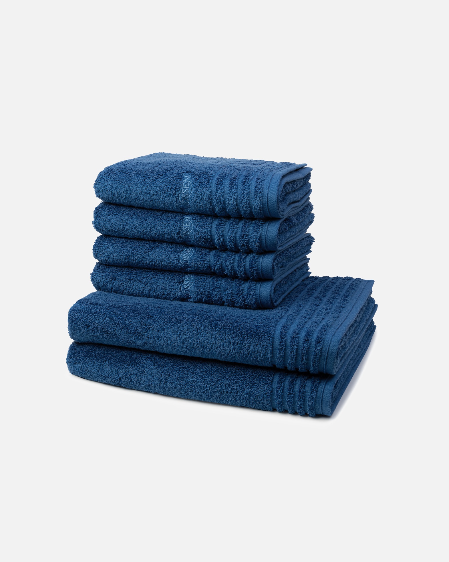 Handtuch für Unisex Vossen Vienna Supersoft 6-teilig Handtuch-Set Deep blue