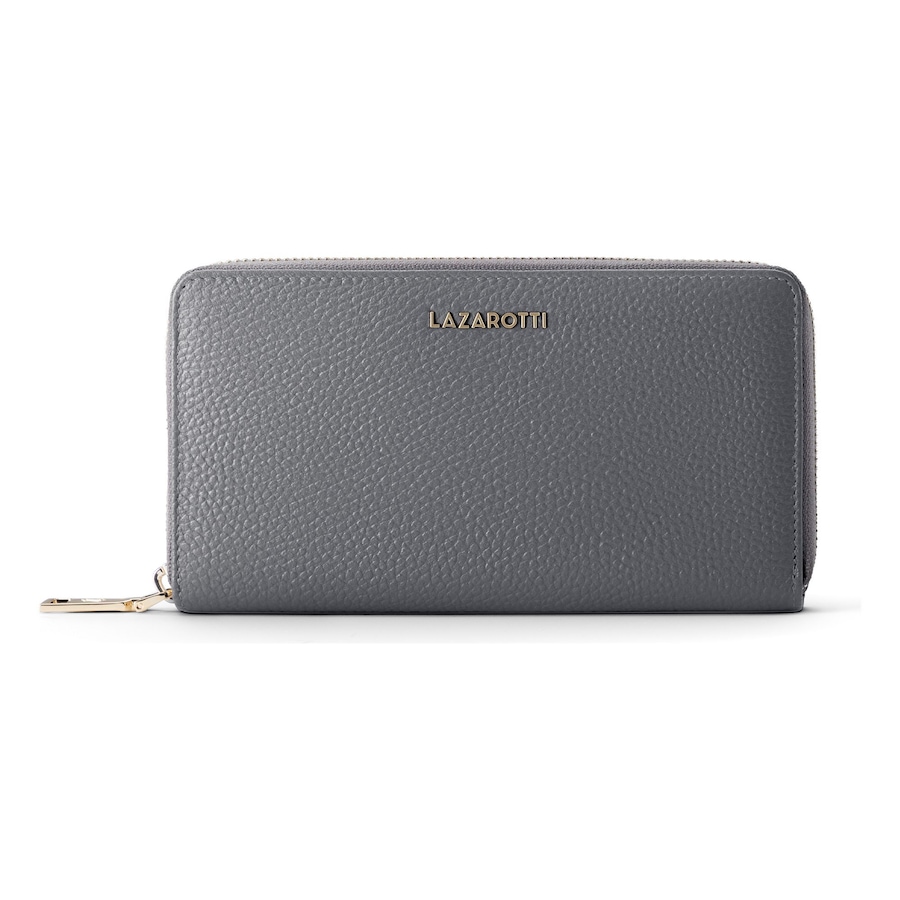 Lazarotti Bologna Leather Damengeldbörse grey Silber Damen