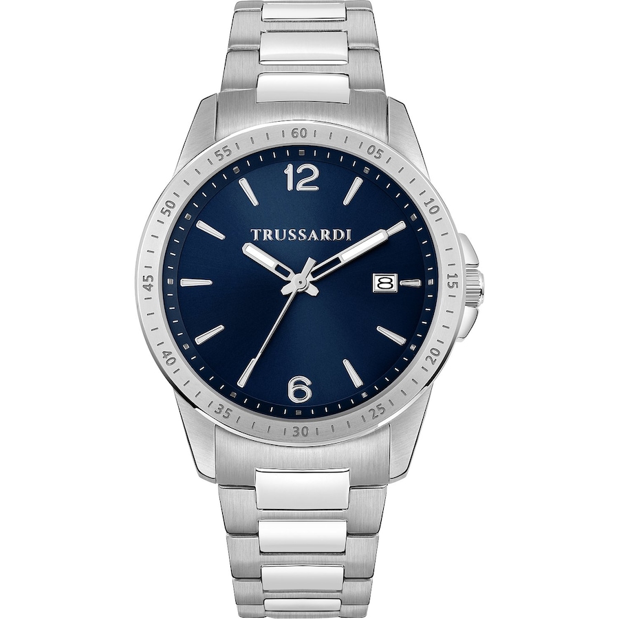 Trussardi Herrenuhr Edelstahl One Size Herren