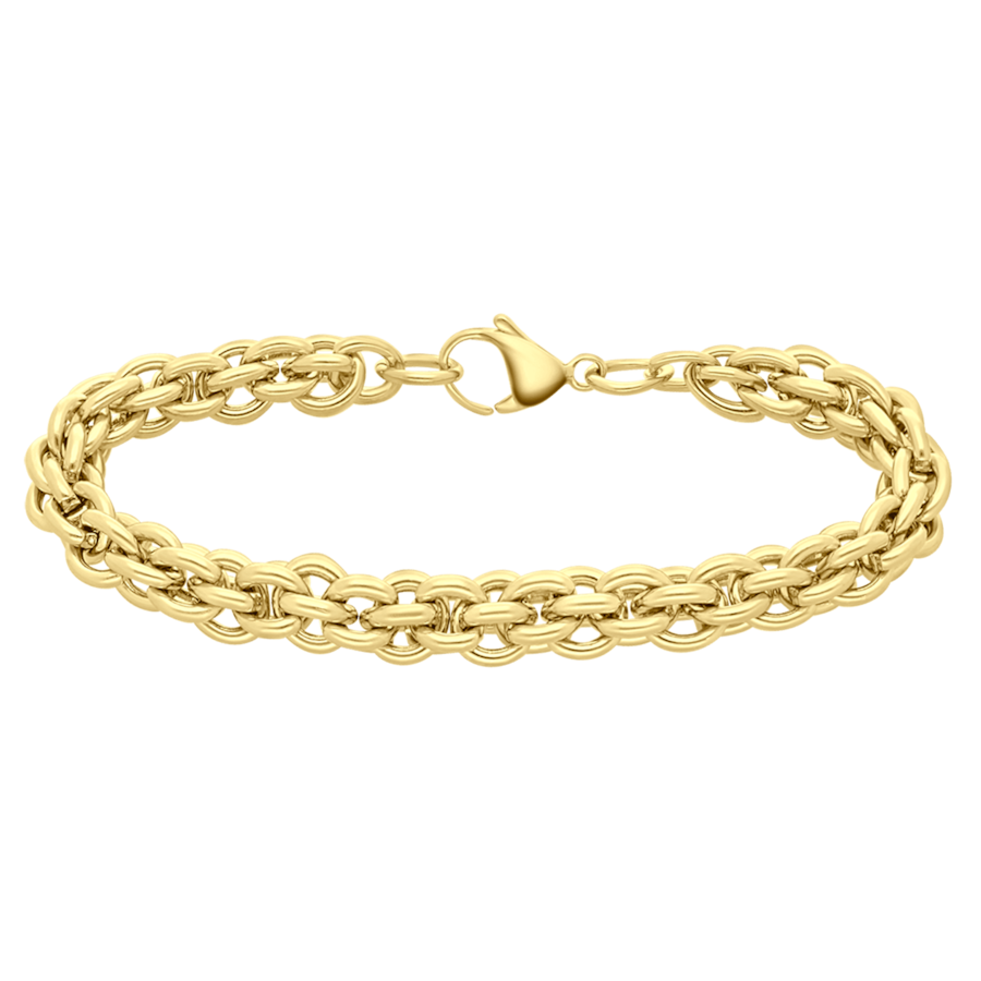 Lucardi Armband 'Anaulle' Stahl Gold Damen