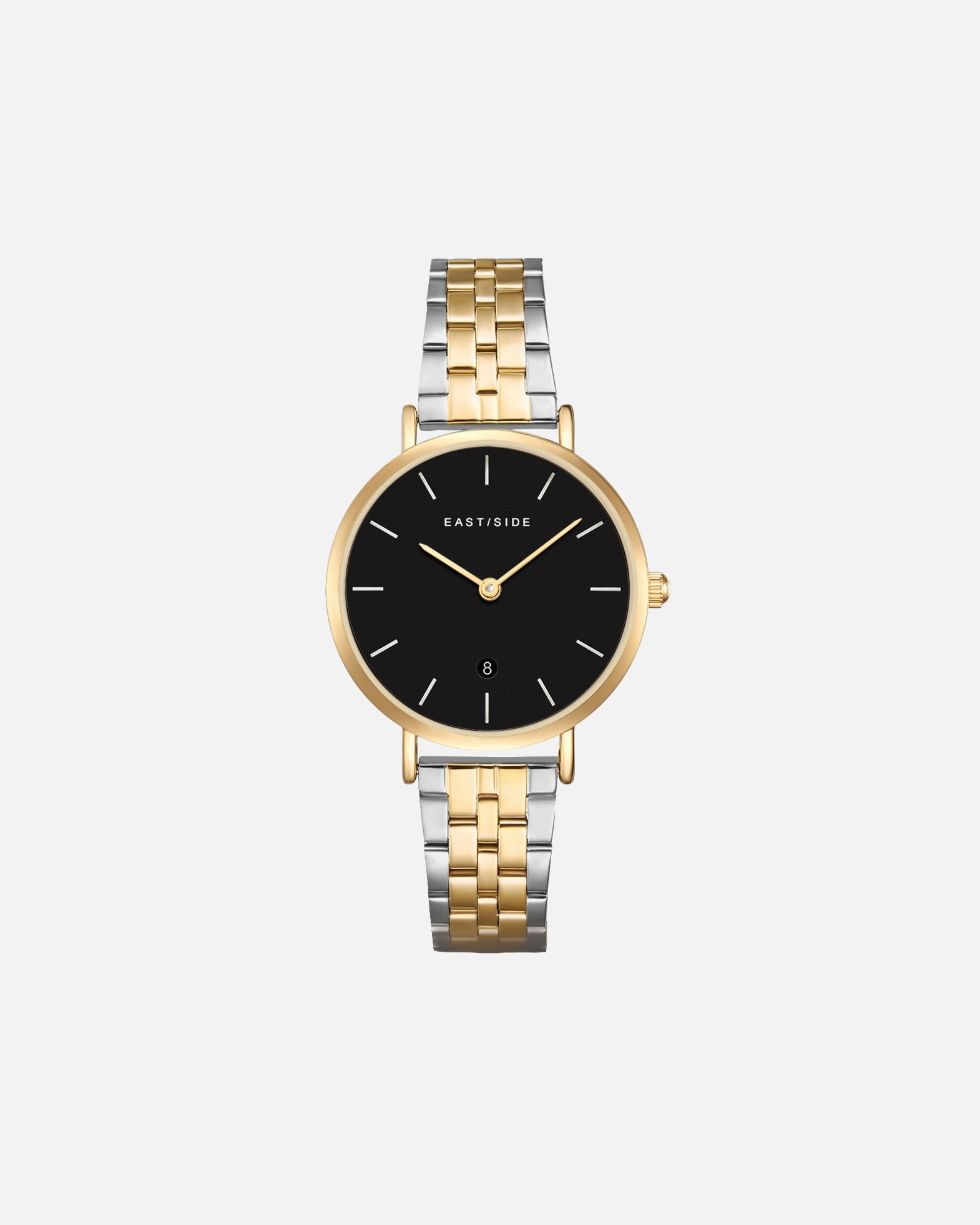 Uhr für Weiblich Eastside Quarzuhr Bloomfield in Gelbgold Edelstahl in Silber/Gelbgold 32,1 mm