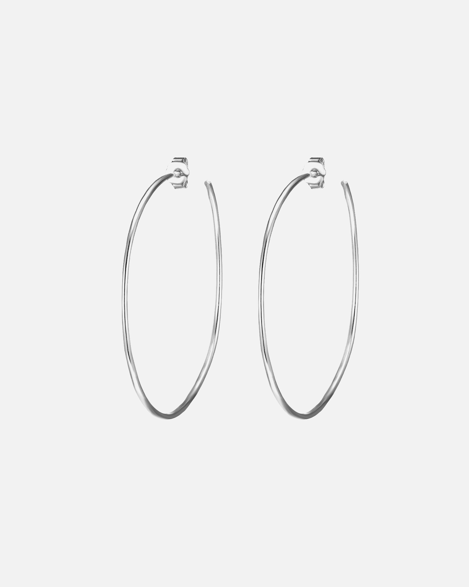 Creolen für Weiblich Glanzstücke München Creolen aus Sterling Silber in gelbgold 50,0 mm