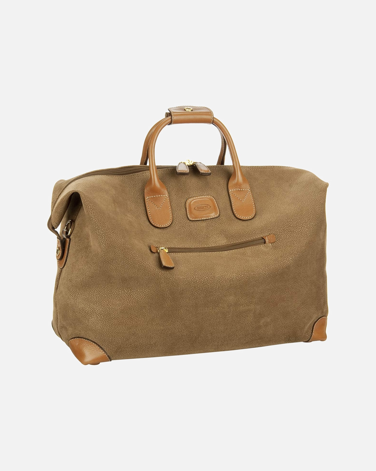 Reisetasche für Unisex Bric's Weekender Life Reisetasche 46 Camel