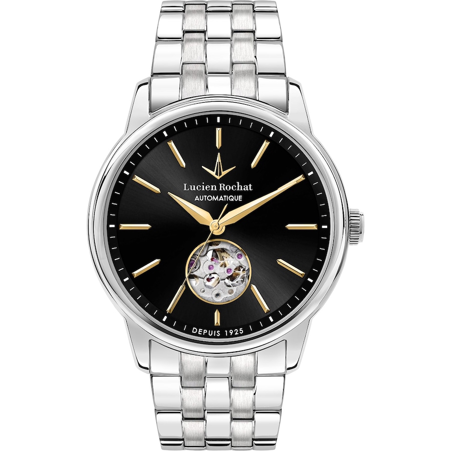 Lucien Rochat Uhren-Set inkl. Wechselarmband Edelstahl silber Herren