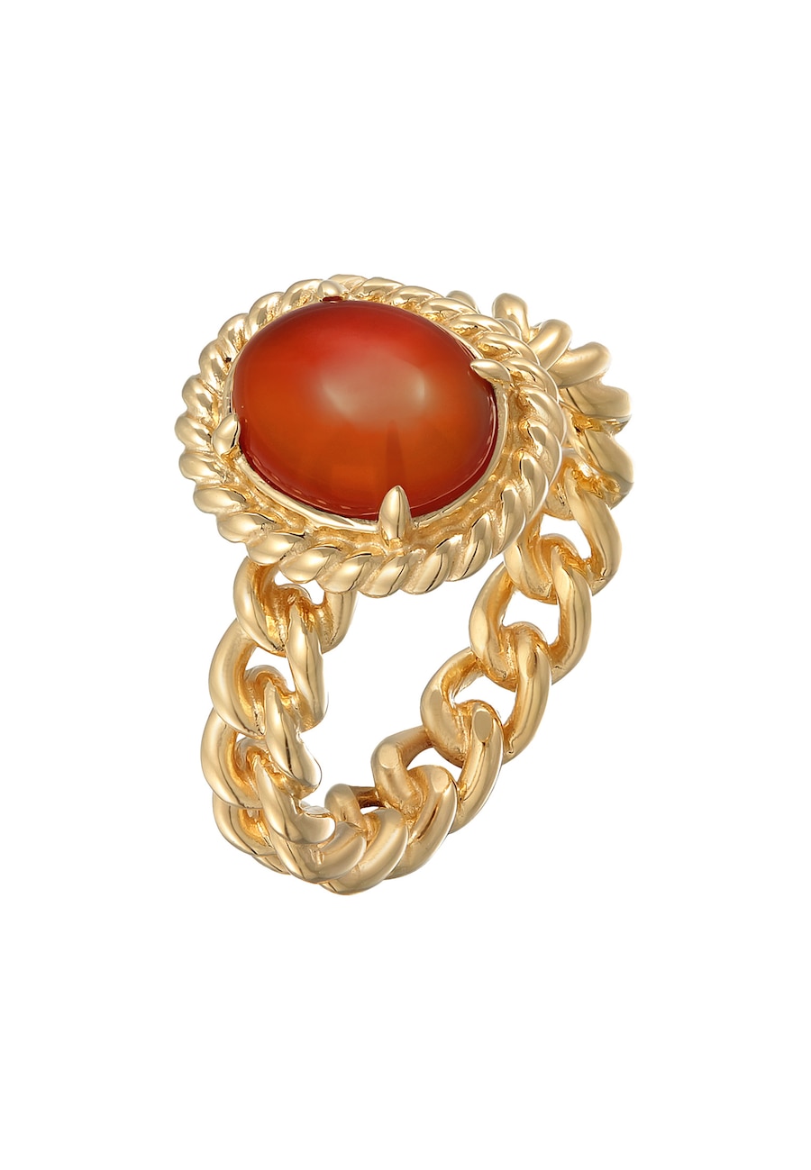 Elli PREMIUM Solitär Edelstein Klassik 925 Silber 58 Damen