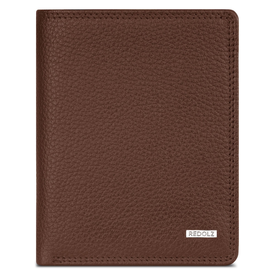 Redolz Leather Essentials Herrengeldbörse cognac Braun Herren