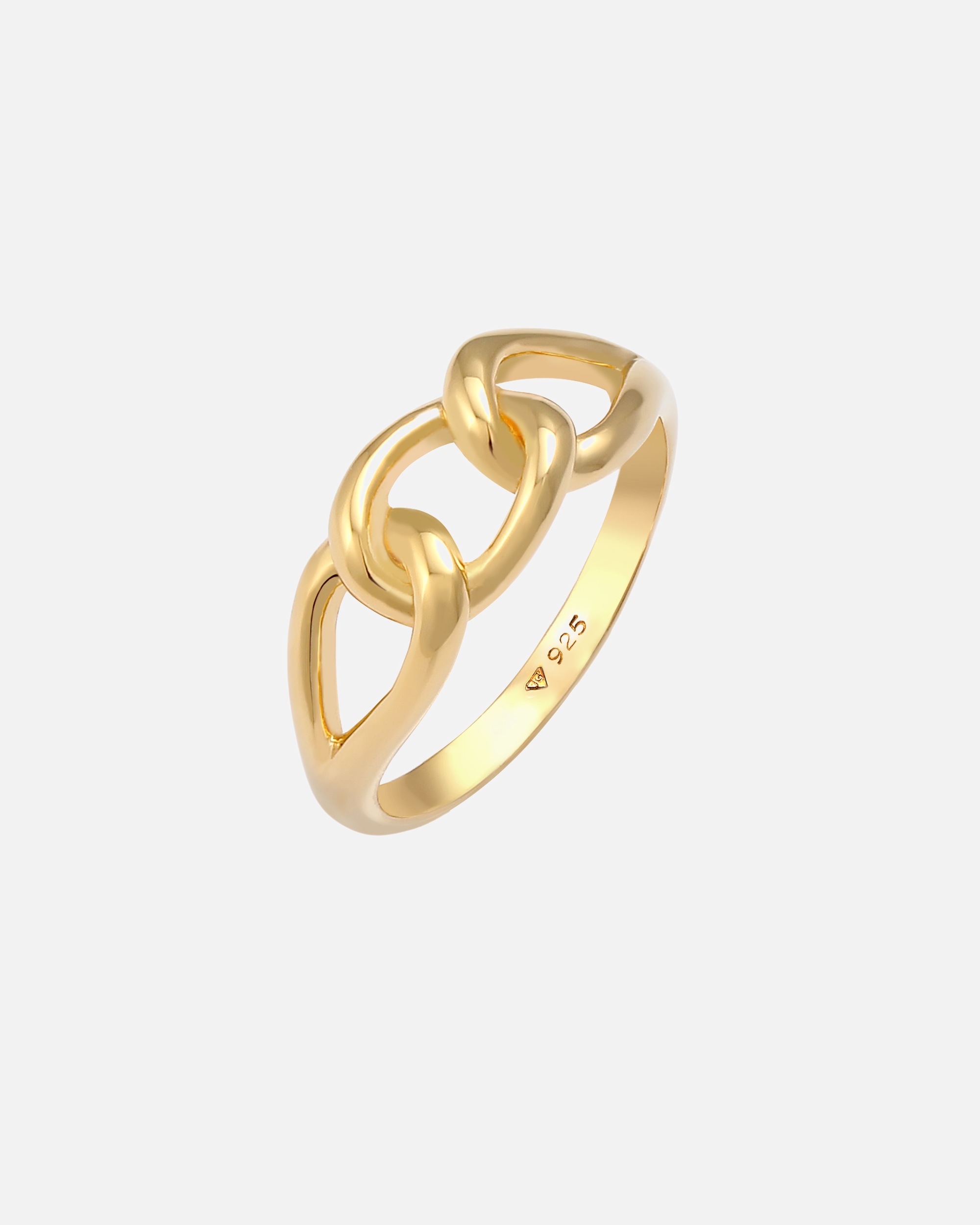 Ring für Weiblich Elli Elli Ring Knoten Symbol Chain Look 925 Silber 54