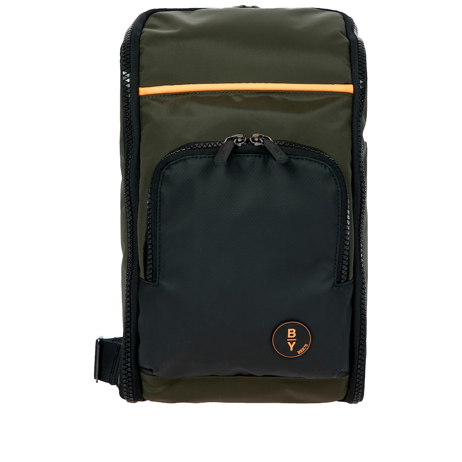 Bric's Umhängetasche B|Y by Brics Eolo Sling Bag mit herausnehmbarem Etui Olive Grün