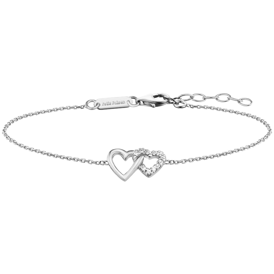 Julie Julsen Armband 925/- Sterling Silber Zirkonia 19cm Weiss Damen